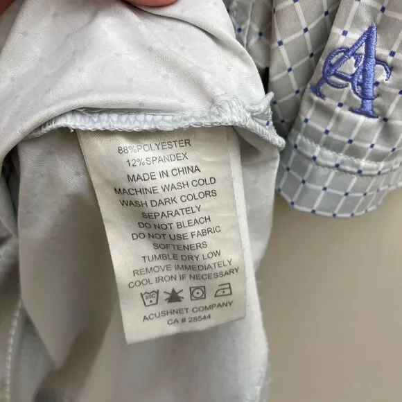 FootJoy Polo Shirt Mens Size Large Gray Embroidered Logo Golf - Picture 6 of 10